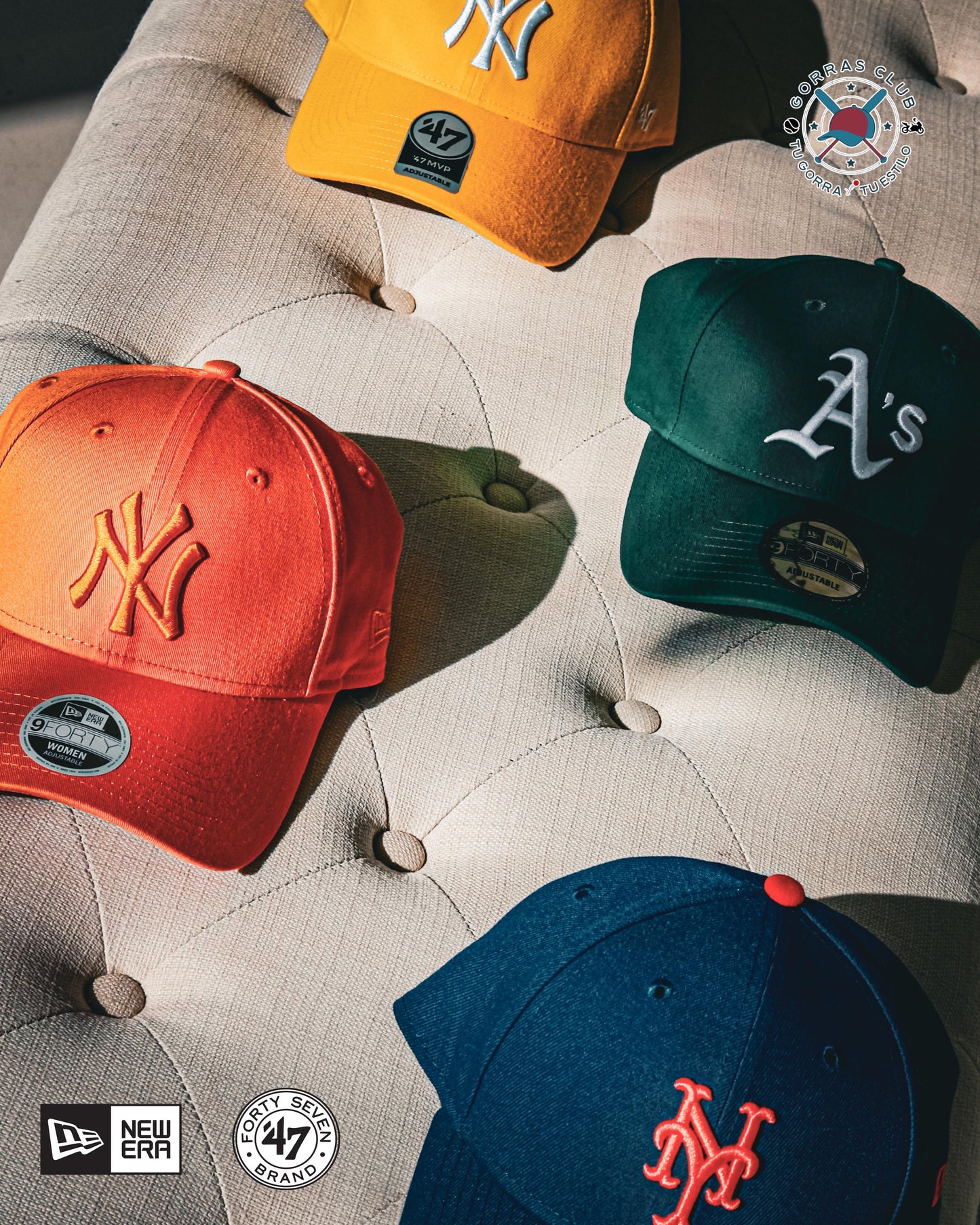 Nuestro compañero de sol .GORRAS CLUB