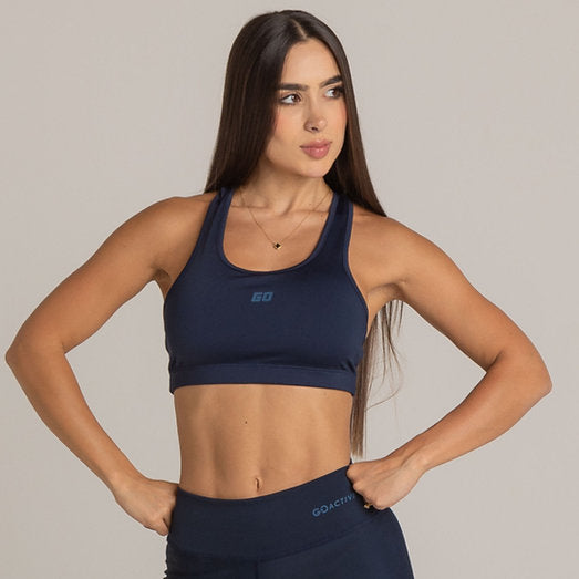 Top Tiras Azul Navy