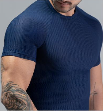 Short-sleeved compression shirt
